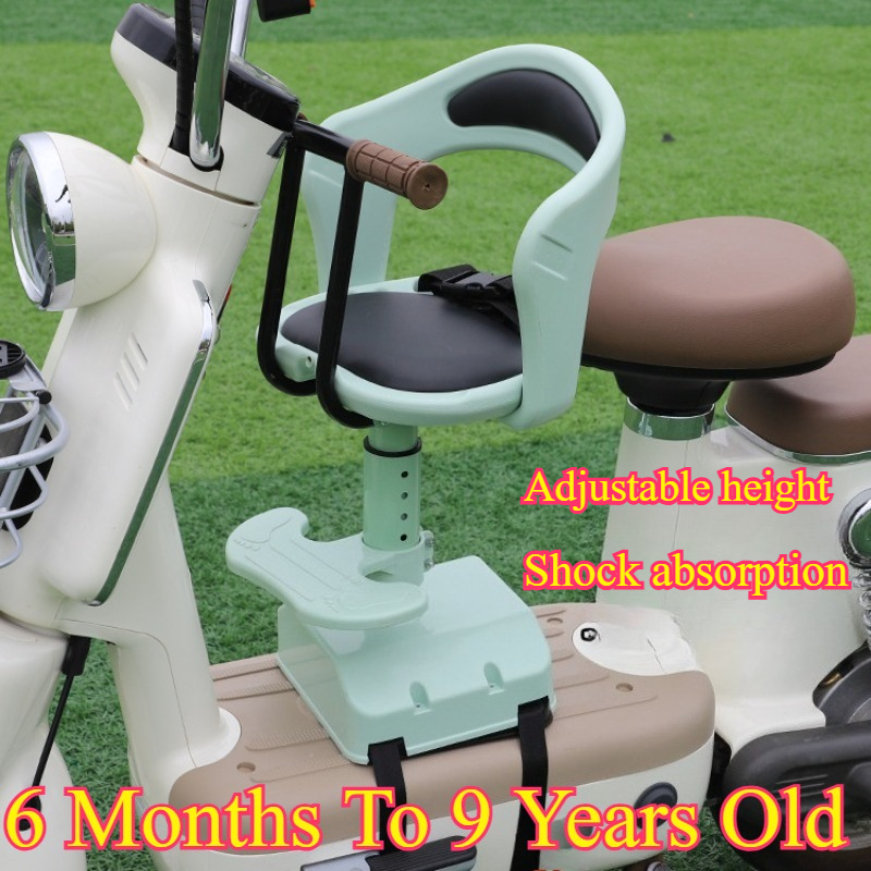 Kids Electric Scooter - Adjustable Front Mount Child Safety Seat