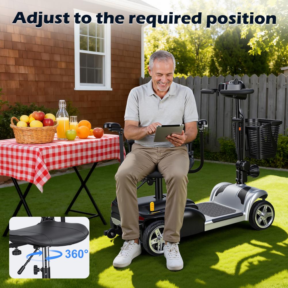 Mobility Scooter with LED Ligh - Electric Scooter Charger recension och pris