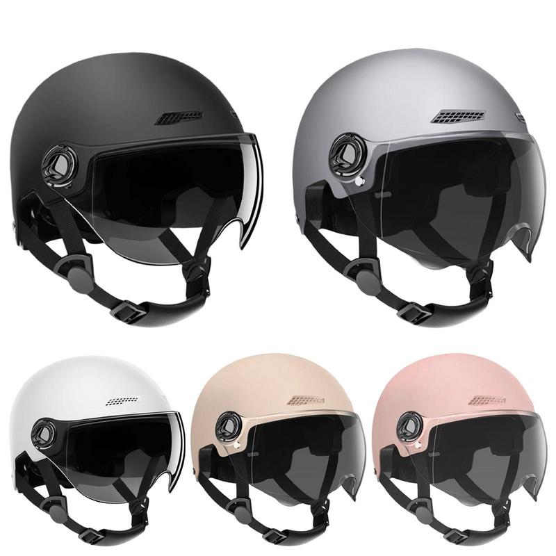 Motorcycle Helmet Jet Style Bi - Scooter Helmet Set recension och pris