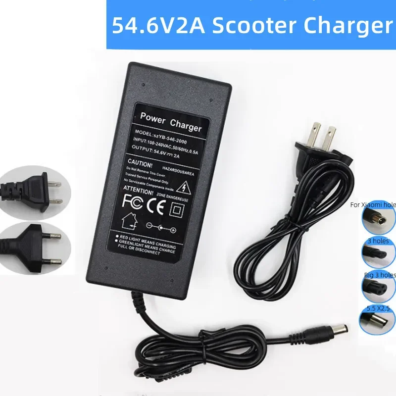 54.6V 2A Lithium Battery Charg - Electric Scooter Charger recension och pris