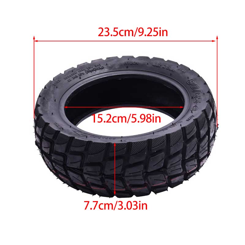 80/65-6 with  off-road inner o - Scooter Tire recension och pris