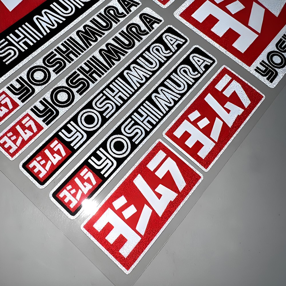 Racing Stickers Set Waterproof - Scooter Helmet Set recension och pris