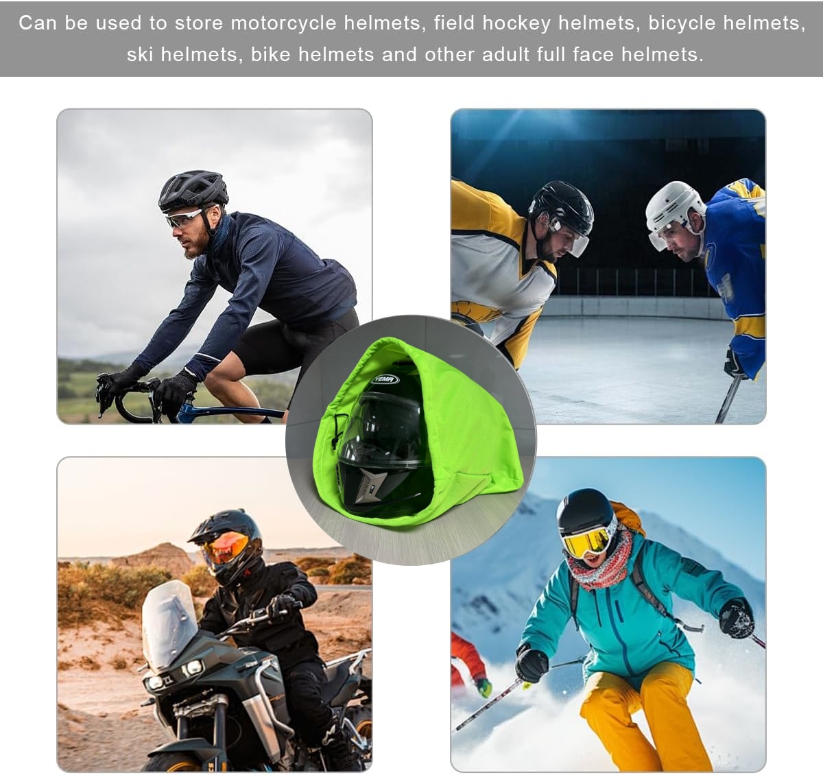 Motorcycle Helmet Storage Bag  - Scooter Helmet Set recension och pris