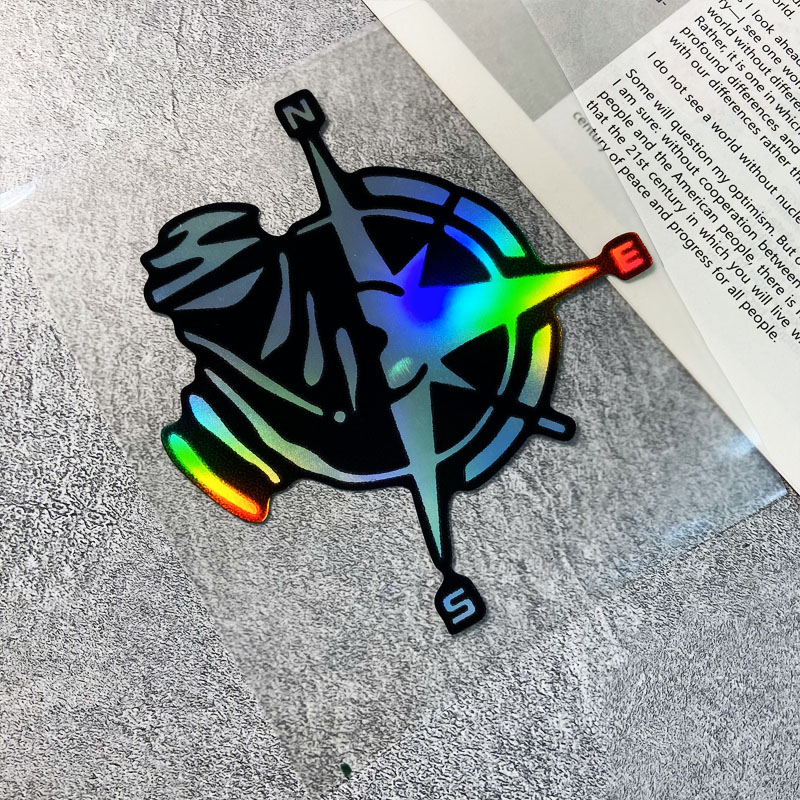 1PC Compass Pattern Vinyl Stic - Scooter Helmet Set recension och pris