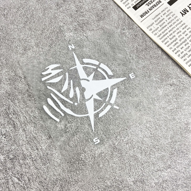1PC Compass Pattern Vinyl Stic - Scooter Helmet Set recension och pris