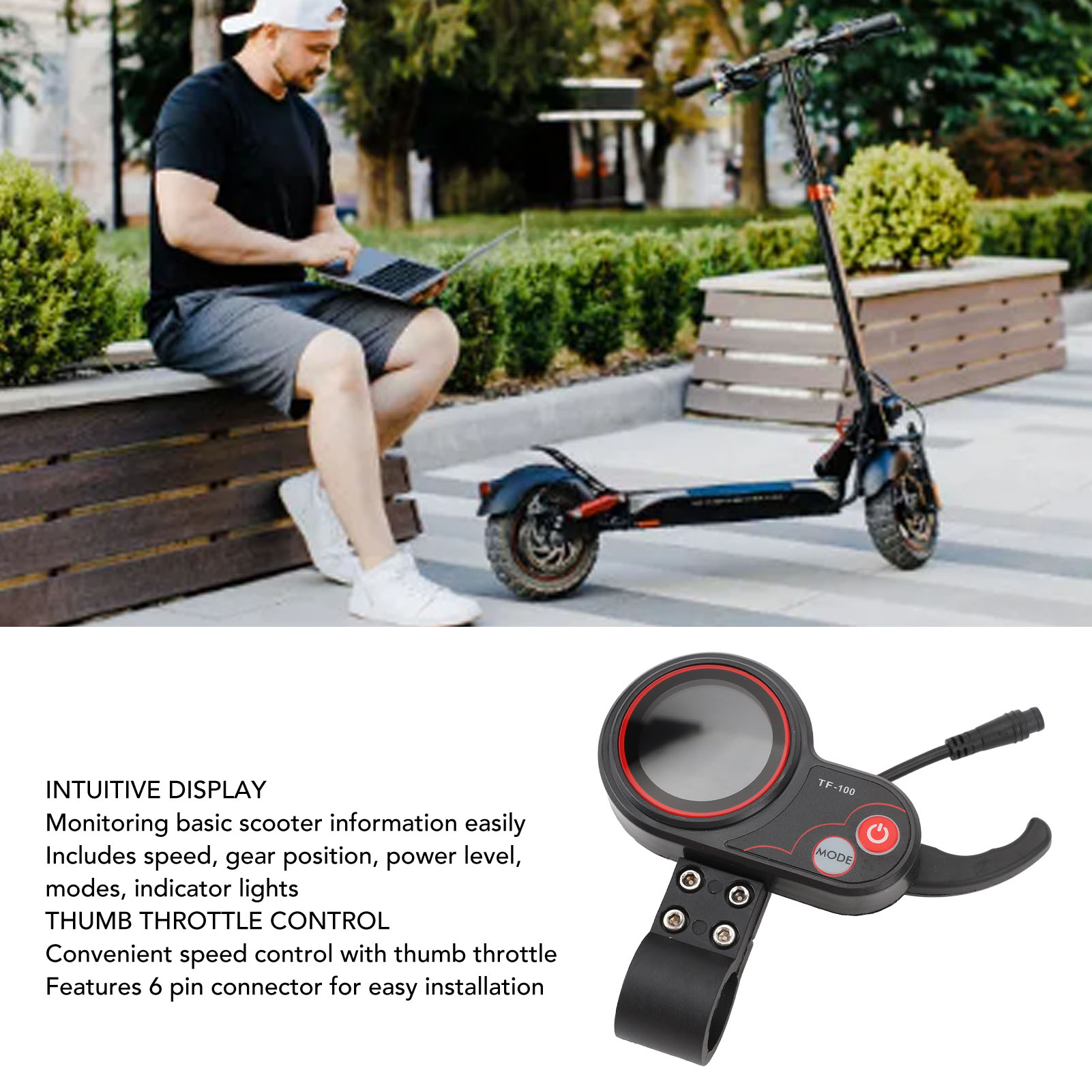 48V TF 100 Electric Scooter LC - Scooter Electric recension och pris
